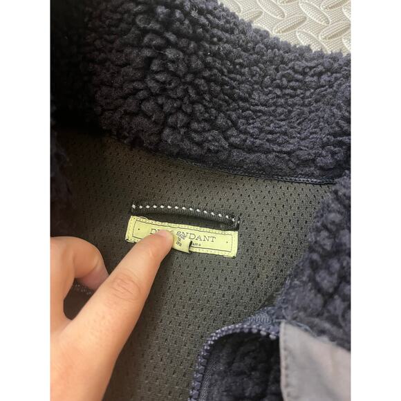 RARE Descendant by Tetsu Nishiyama Teddy Jacket Blue Japan Streetwear Fits L/XL - Picture 10 of 11